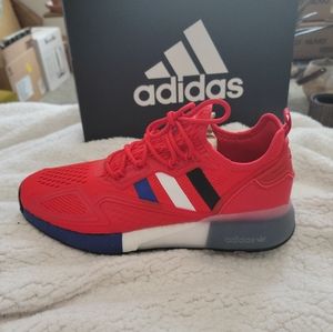 Like New Adidas Red White & Blue La Marque Aux 3 Athletic Shoes - Sz. 10